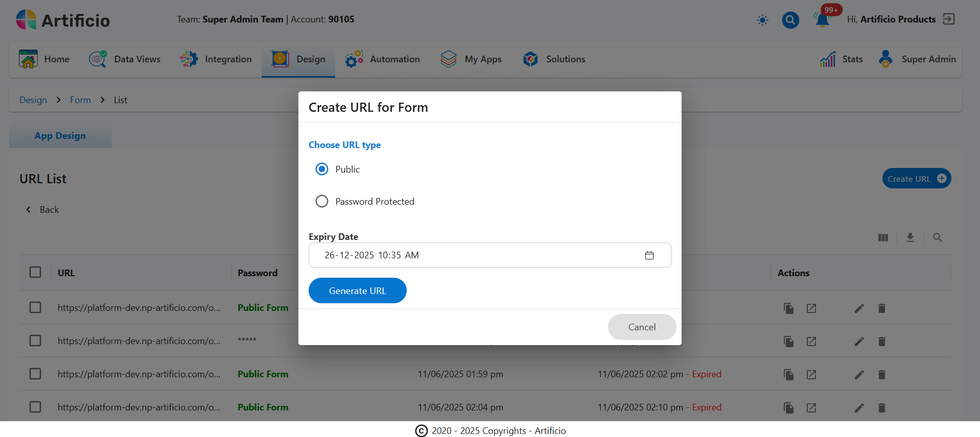 Shareable URLs with Expiration Dates Shareable URLs with Expiration Dates